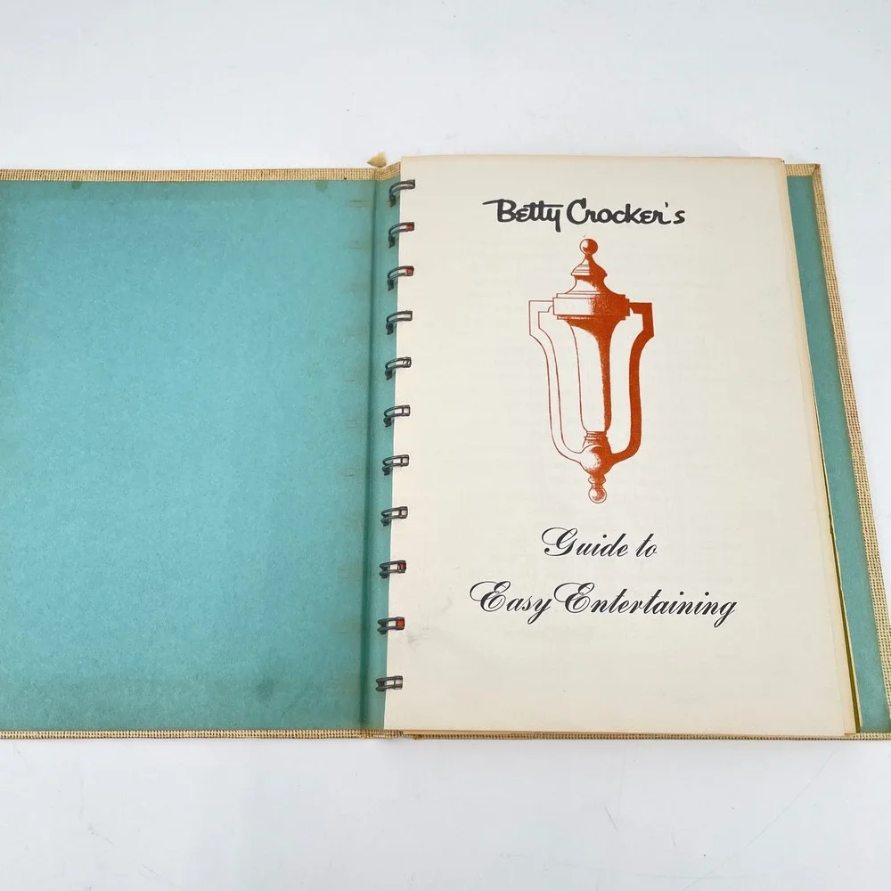 1950s Betty Crocker Cookbook Set Good and Easy Guide to Entertaining 1st Edition